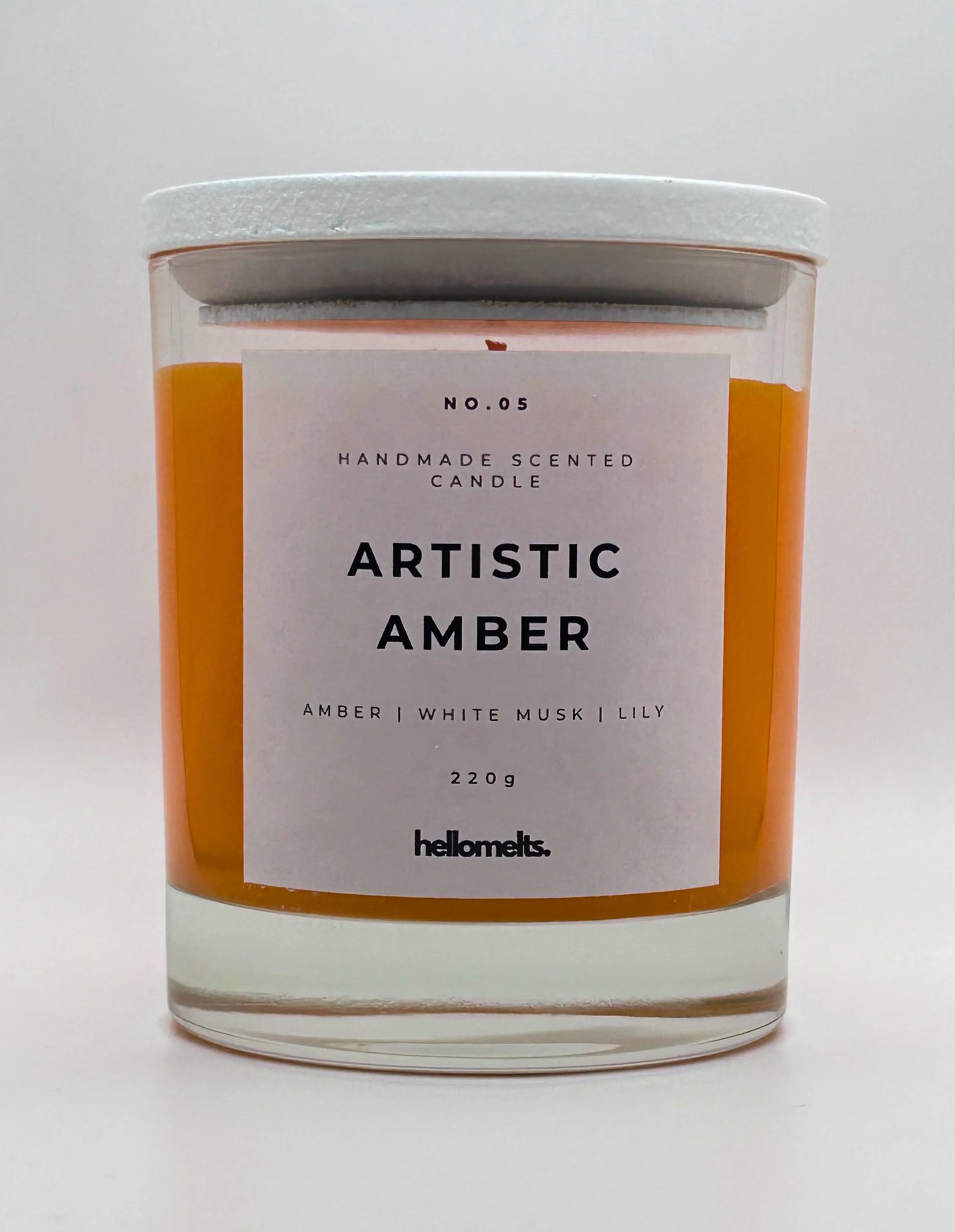 Artistic Amber Candle - 220g HelloMelts