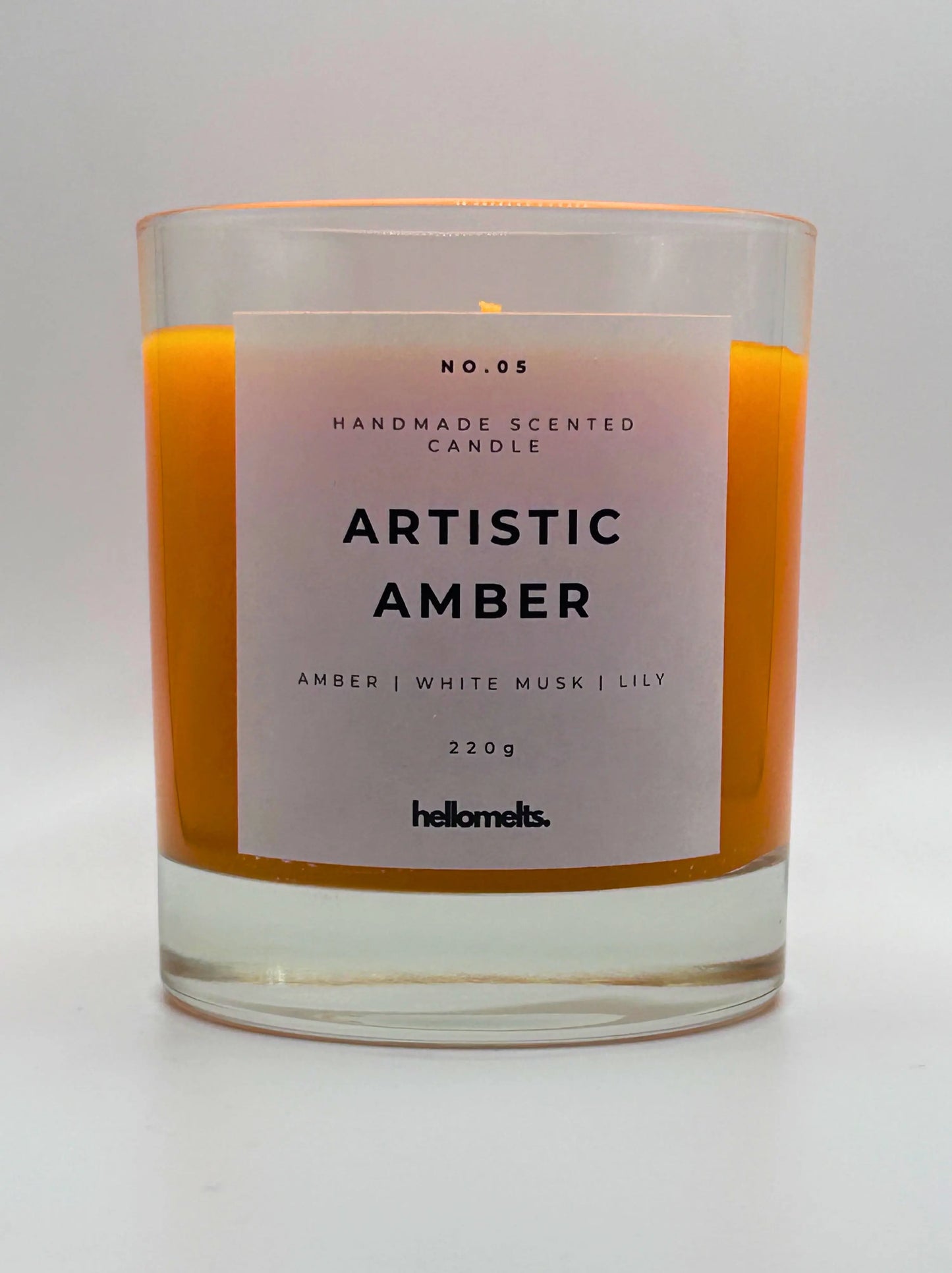 Artistic Amber Candle - 220g HelloMelts