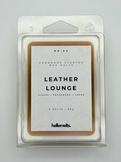 Leather Lounge Wax Melts - 85g Pack Hellomelts